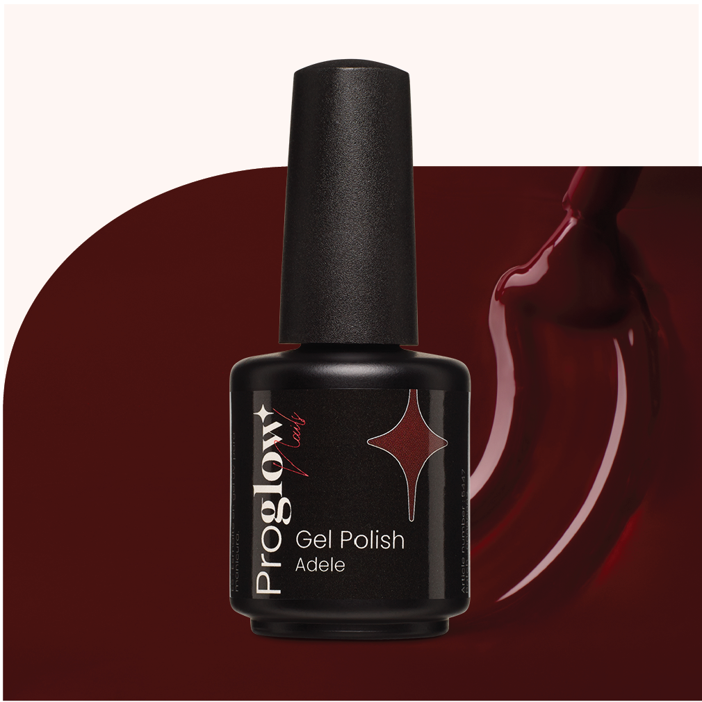 vernis semi permanent couleur bordeau