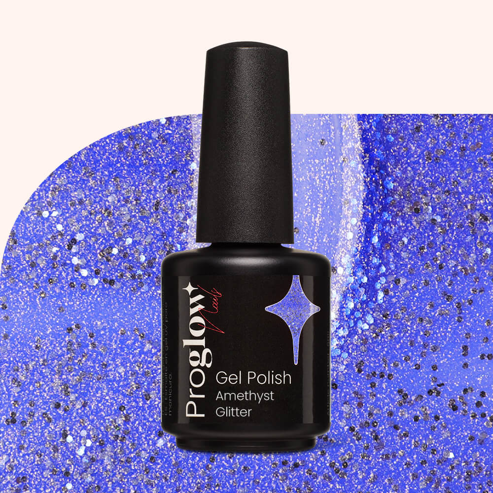 Gel Polish VSP Amethyst Glitter