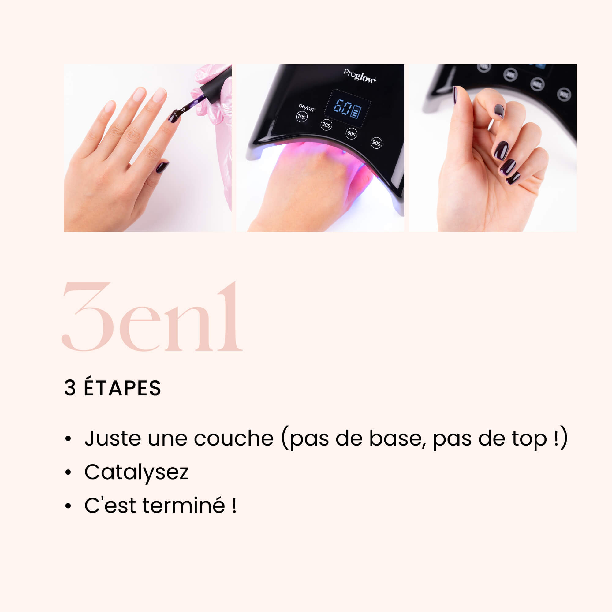 Gel Polish VSP 3in1 No Wipe Nude Cream