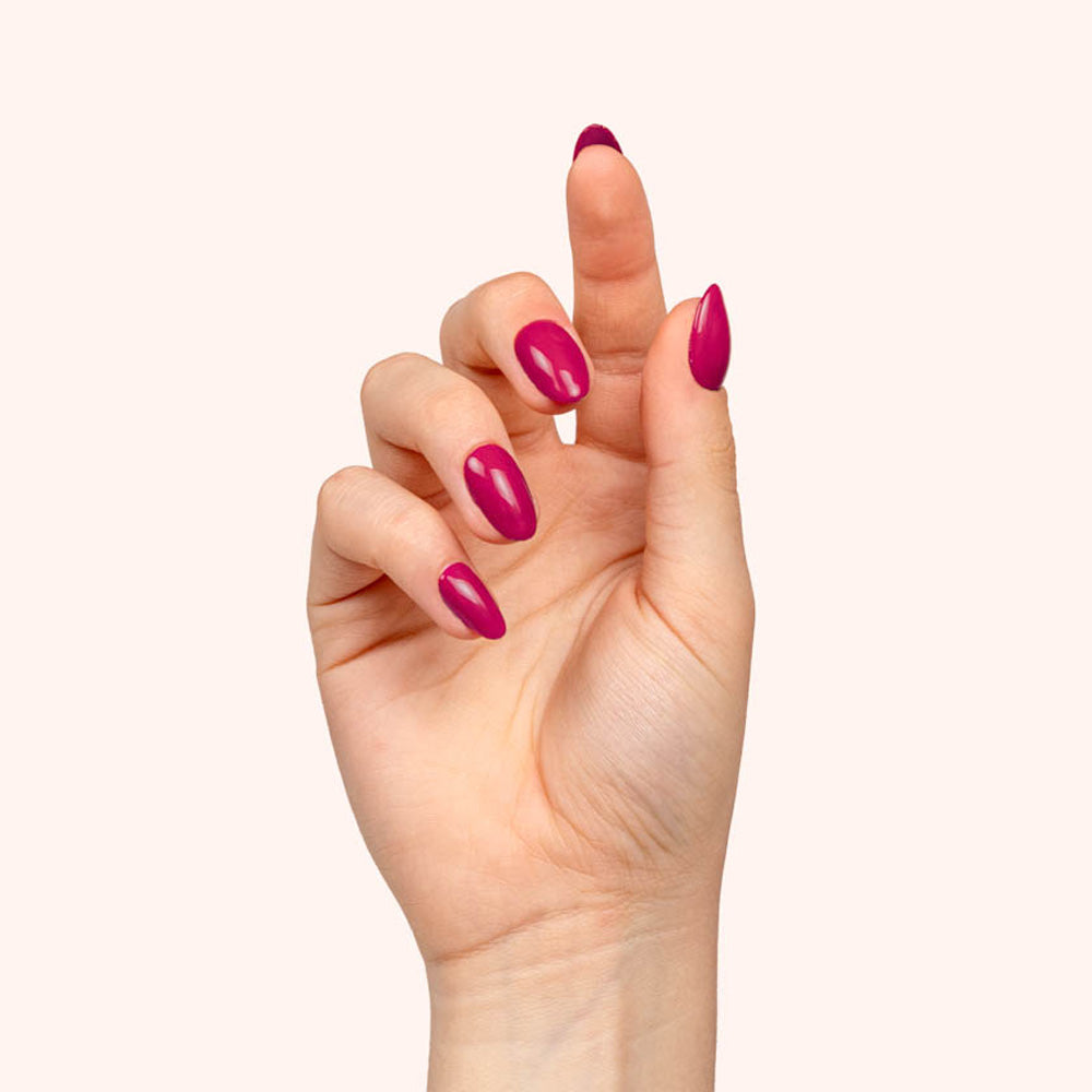Vernis semi permanent Rose alert pour ongles 