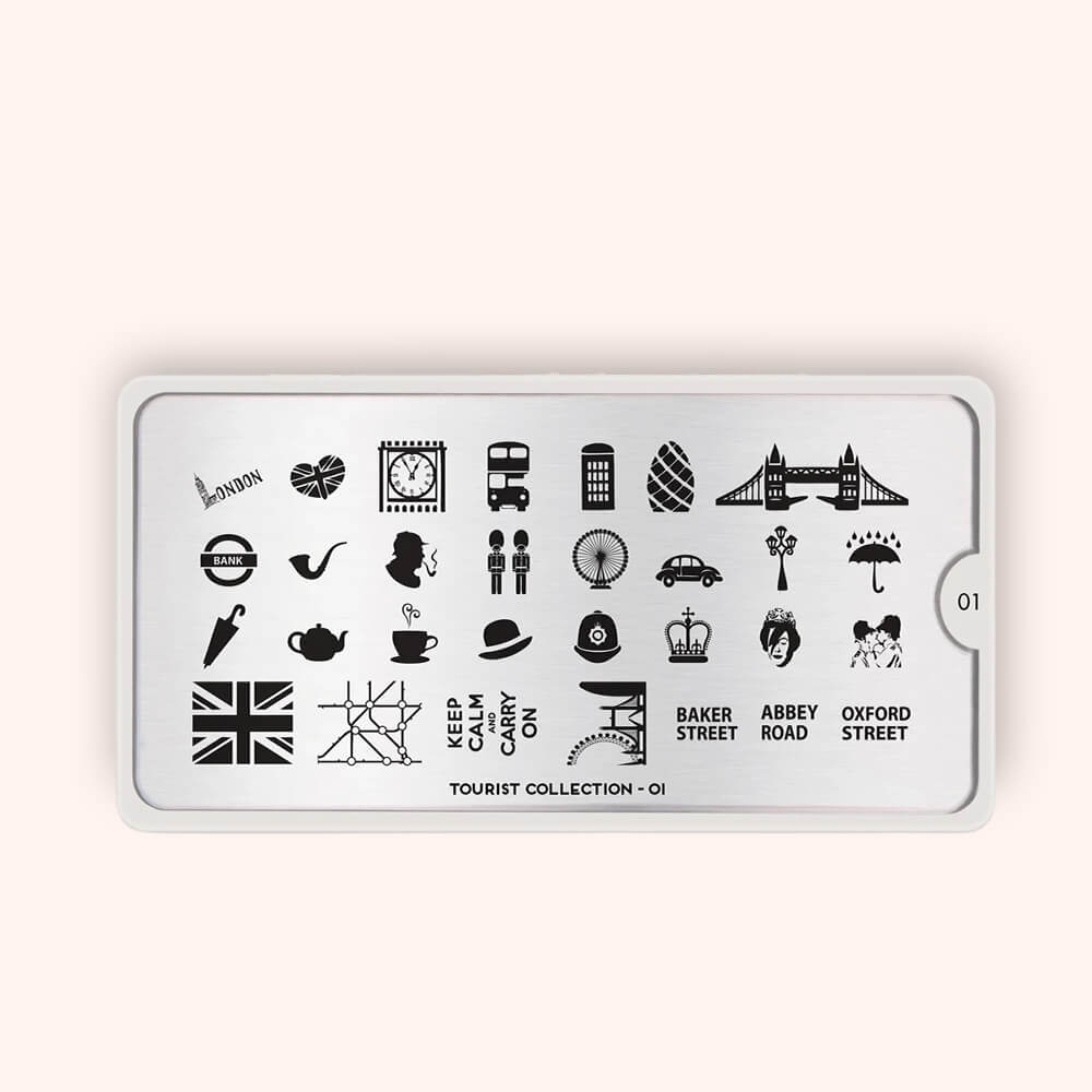 Plaque Stamping Tourist 01 - MoYou London