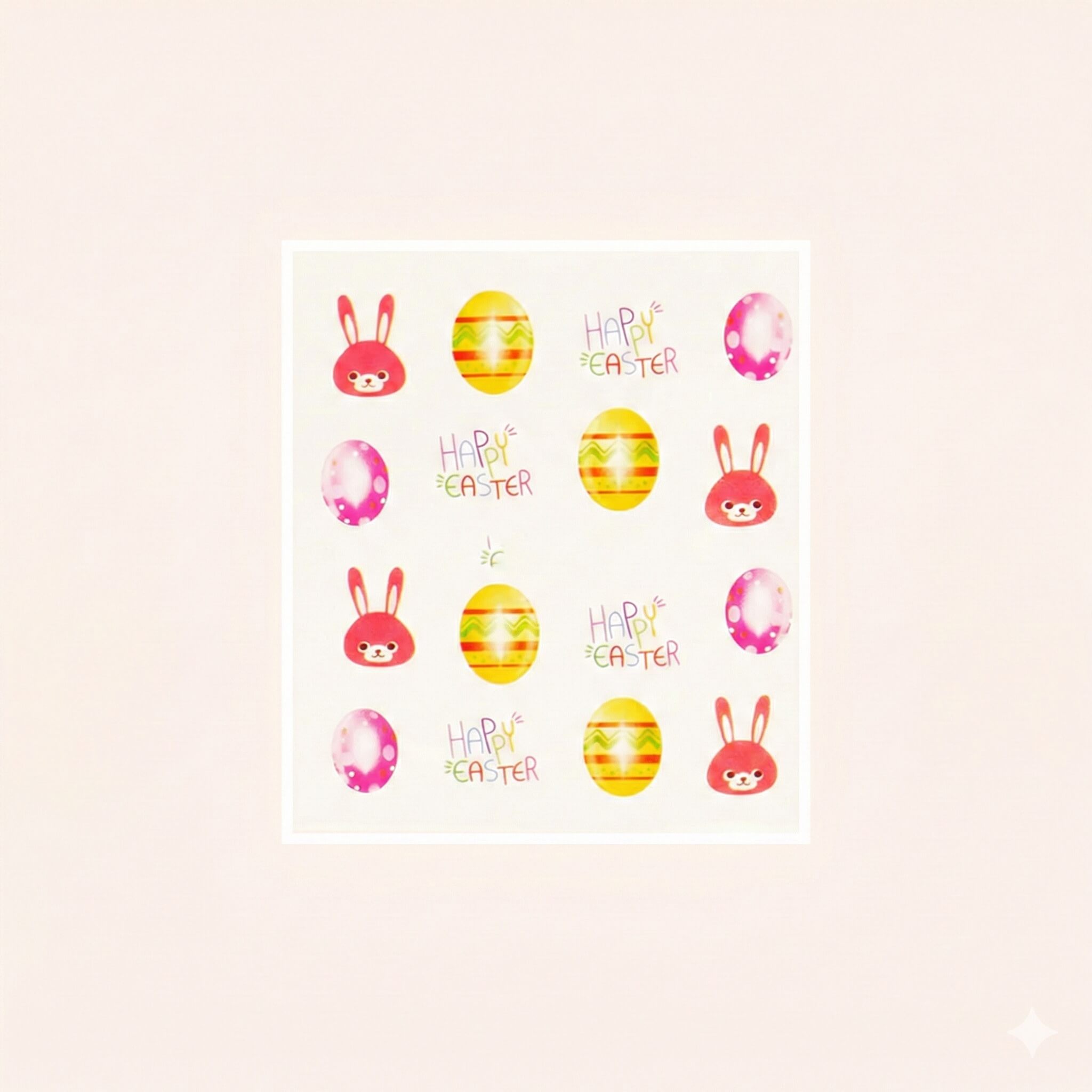 Water Decal  Happy Easter 1