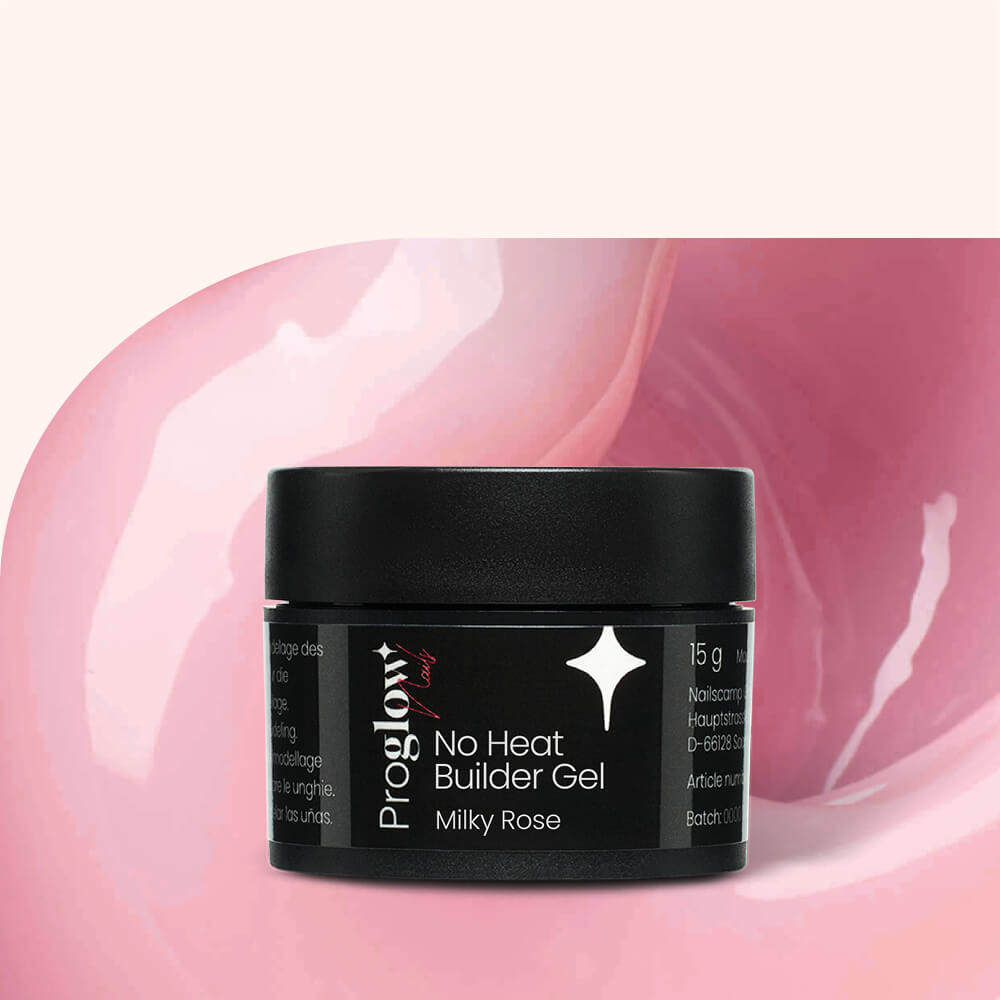 No Heat Builder Gel Milky Rose