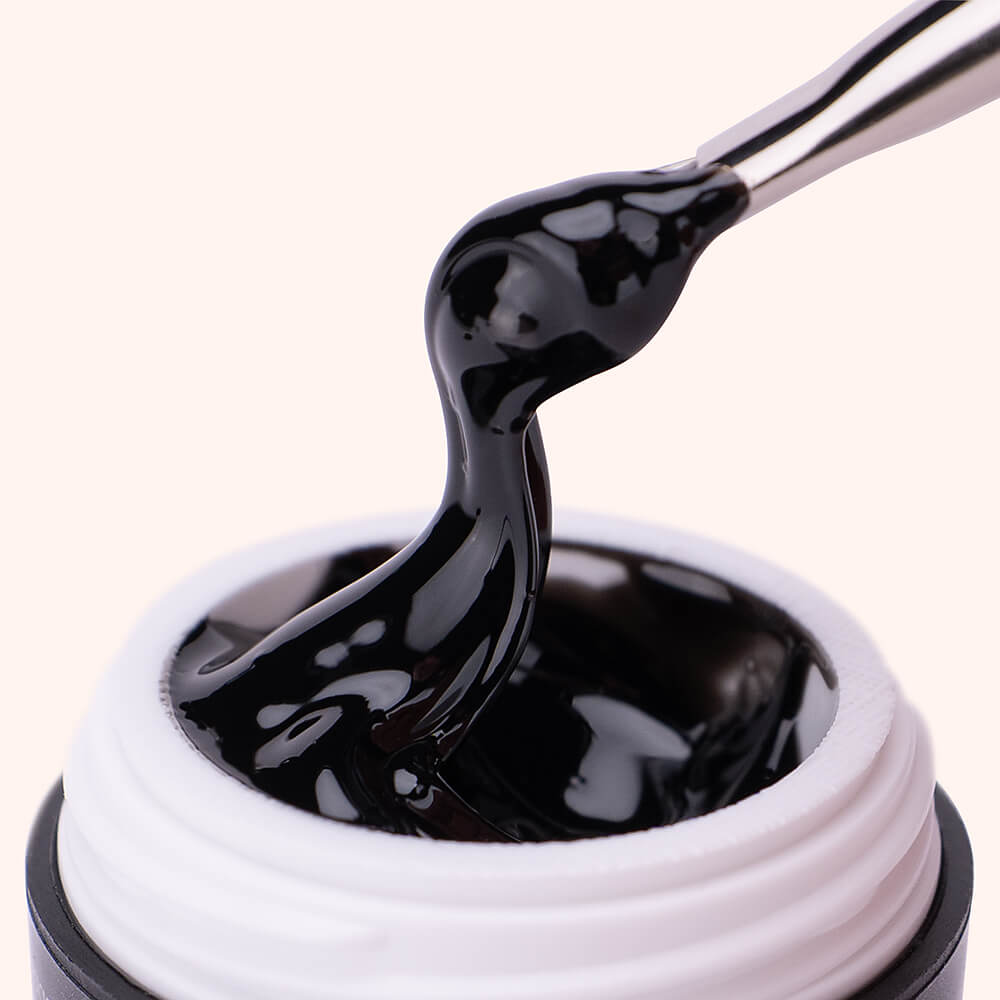 3D Nail Art Gel Black